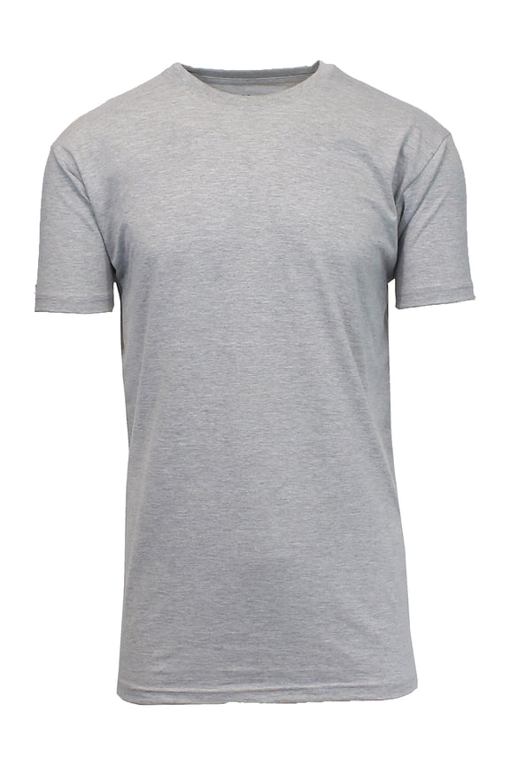 Men's Short Sleeve Crew Neck Modern Fit Cotton Blend Classic Tee (S-3XL)