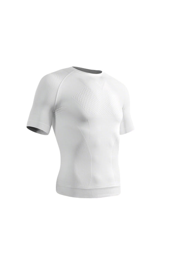 Men's Short Sleeve Crew Neck Running Shirts Lightweight Protection Mesh Panel Fitness Training Jogging Outdoor Active Shirts