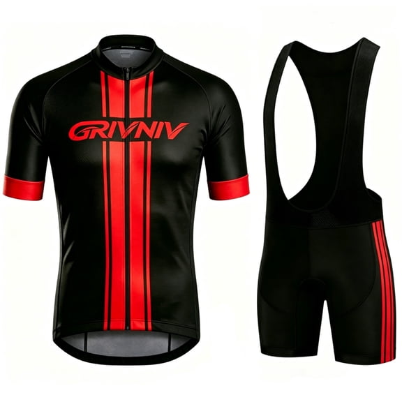 Men's Short Sleeve Cycling Jersey & Padded Shorts Set Quick Dry Breathable Moisture Wicking 4D Padding for MTB Road Bike Outdoor Sports