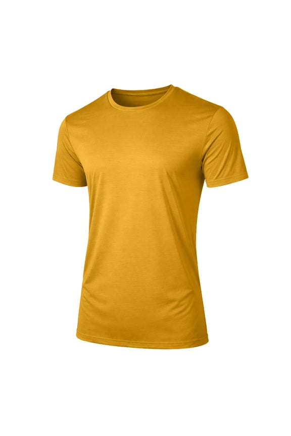 Men’s Short Sleeve Fashion Stretch Rayon Tees (M-3XL)