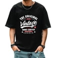 thumbnail image 1 of Men's Short Sleeve Graphic T shirt Collection Retro Style Summer New Fashion Trend Sports Shirt Medium, 1 of 5