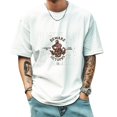 thumbnail image 1 of Men's Short Sleeve Graphic T shirt Collection Summer New Fashion Trend Sports Shirt Loose style Large, 1 of 5