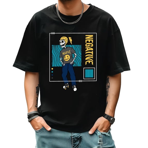 Men's Short Sleeve Graphic T shirt Collection Summer New Fashion Trend Sports Shirt Loose style Large