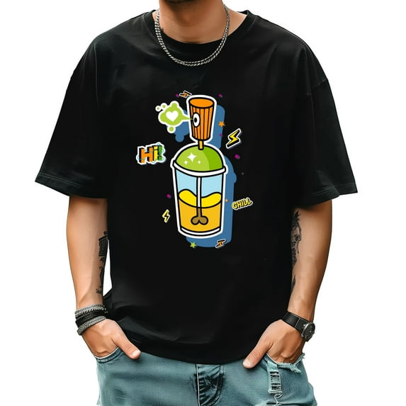 Men's Short Sleeve Graphic T shirt Collection Summer New Fashion Trend Sports Shirt