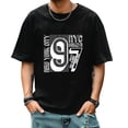 thumbnail image 1 of Men's Short Sleeve Graphic T shirt Collection Summer New Trend Fashion Sports Shirt Small, 1 of 5