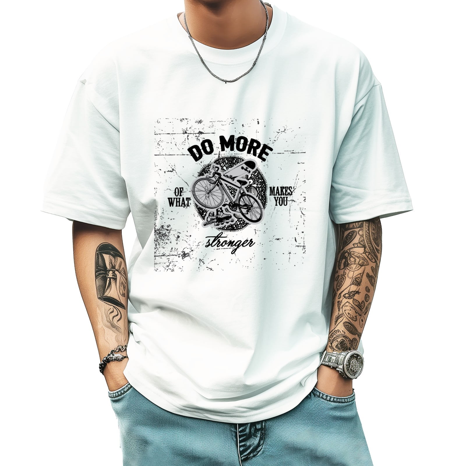 【MODERNIF】Your Full Short Sleeve T-Shirt Men's Short Sleeve Graphic T shirt Collection Summer New
