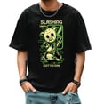 thumbnail image 1 of Men's Short Sleeve Graphic T shirt Collection Summer New Trendy Fashion Oversized Men's Tee, 1 of 5