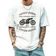 thumbnail image 1 of Men's Short Sleeve Graphic T shirt Collection Summer New Trendy Fashion Oversized Men's Tee, 1 of 5