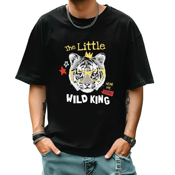 Men's Short Sleeve Graphic T shirt Collection Summer New Trendy Fashion Oversized Men's Tee