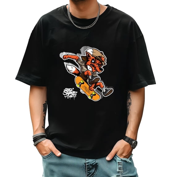 Men's Short Sleeve Graphic T shirt Collection Trendy Fashion Shirt Classic Style Suitable for Big and Tall men Tee