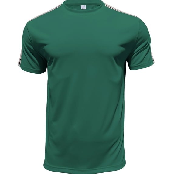 Men's Short Sleeve Performance Athletic T-Shirts: Muscle Fit Quick Dry Tops Striped Workout Running Activewear Summer Casual Soft Stretch Shirts Father's Day Gift