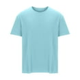 thumbnail image 1 of Men's Short Sleeve Plus Size Short Sleeved Thin Breathable Loose Half Sleeved T Shirt, 1 of 4