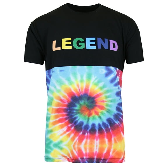 Men's Short Sleeve Printed Tie-Dye Legend Tee (S-2XL)