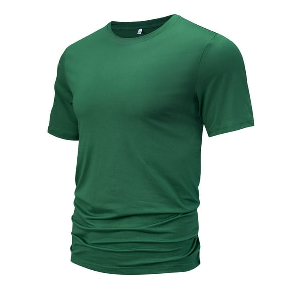 Men's Short Sleeve Quick Dry Moisture Wicking Athletic Crew Neck T-Shirt - Sports Running Fitness Athletic Tops