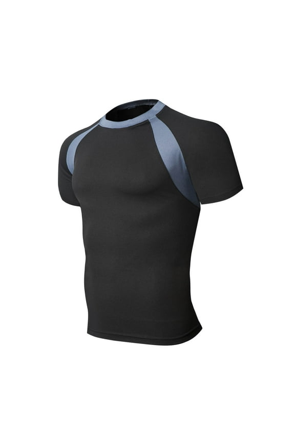 Men's Short Sleeve Running Shirts Quick Dry Workout Shirts Athletic T-Shirts Lightweight Soft Fishing Tee Tops Big and Tall