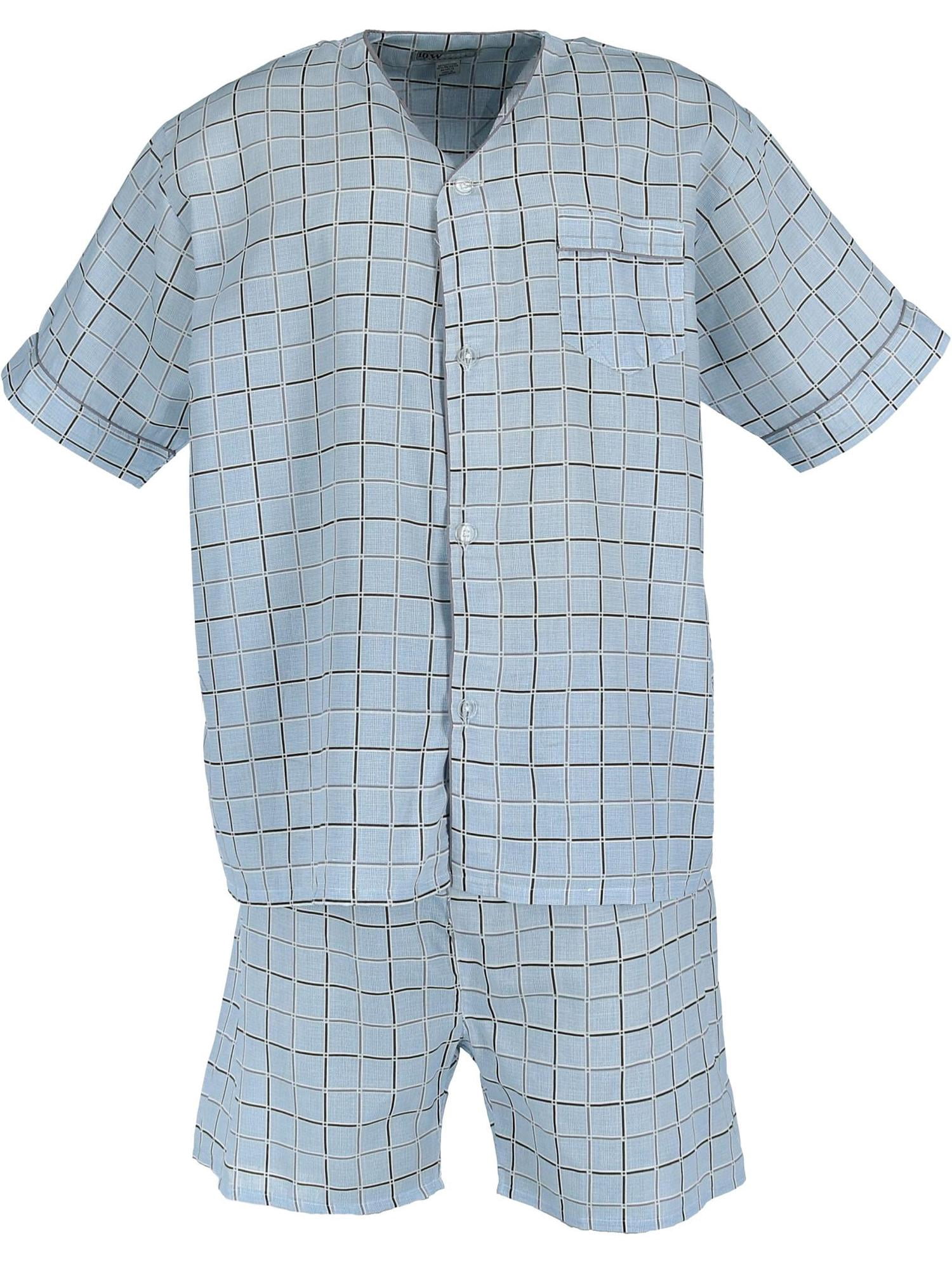 Men's Short Sleeve Short Leg Pajama Set