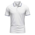 thumbnail image 1 of Men's Short Sleeve Solid Colour Shirt, Polyester Material, Casual Fashion, for Various Occasions, Multiple Sizes, 1 of 8
