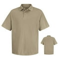 thumbnail image 1 of Men's Short Sleeve Spun Polyester Pocketless Polo, 1 of 1