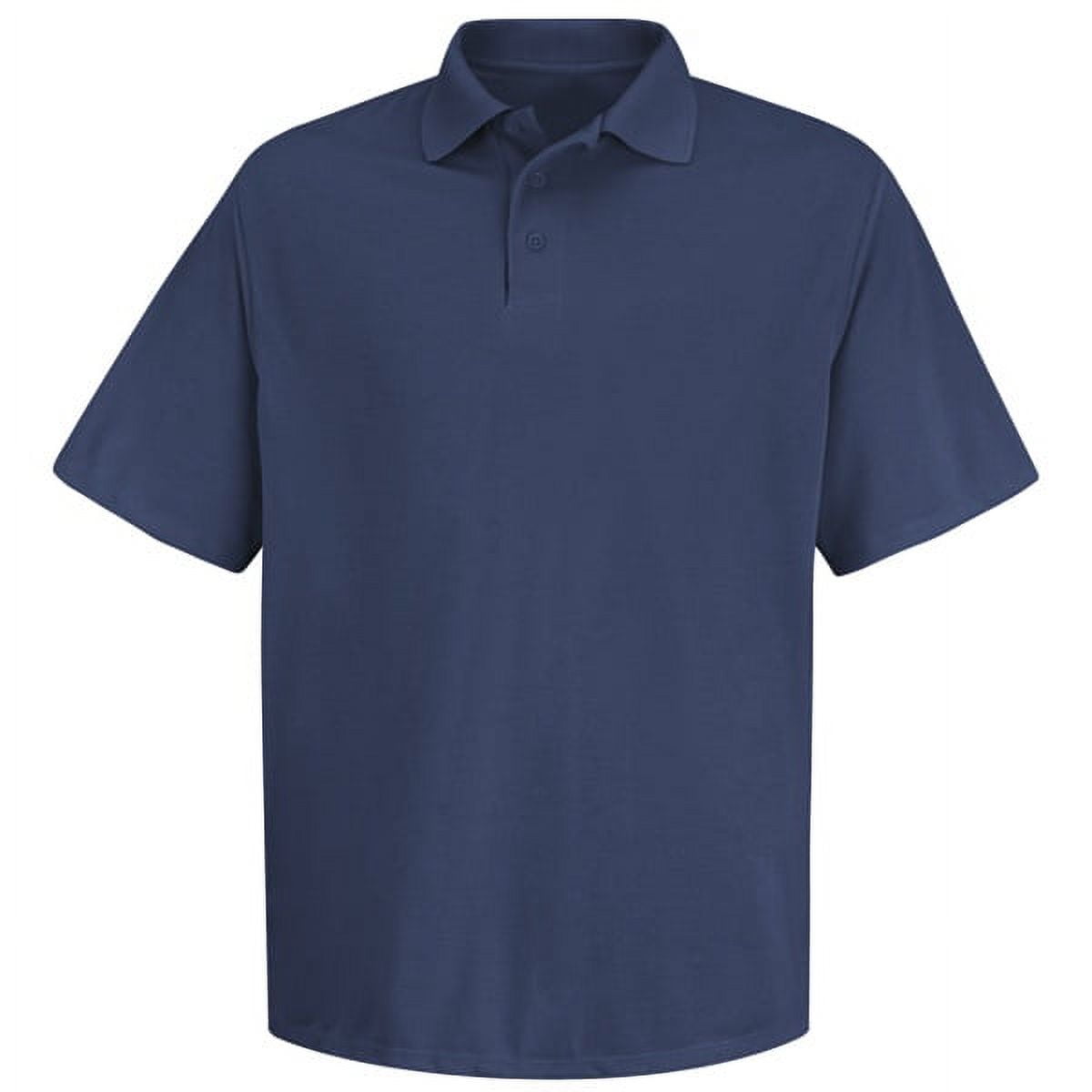 Men's Short Sleeve Spun Polyester Pocketless Polo