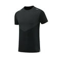 thumbnail image 1 of Men's Short Sleeve Swim Top Sun Protection T-Shirt Crew Neck Moisture Wicking Gym Shirts, 1 of 3