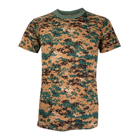 Fox Outdoor Products Short Sleeve T-Shirt, Digital Woodland, Medium