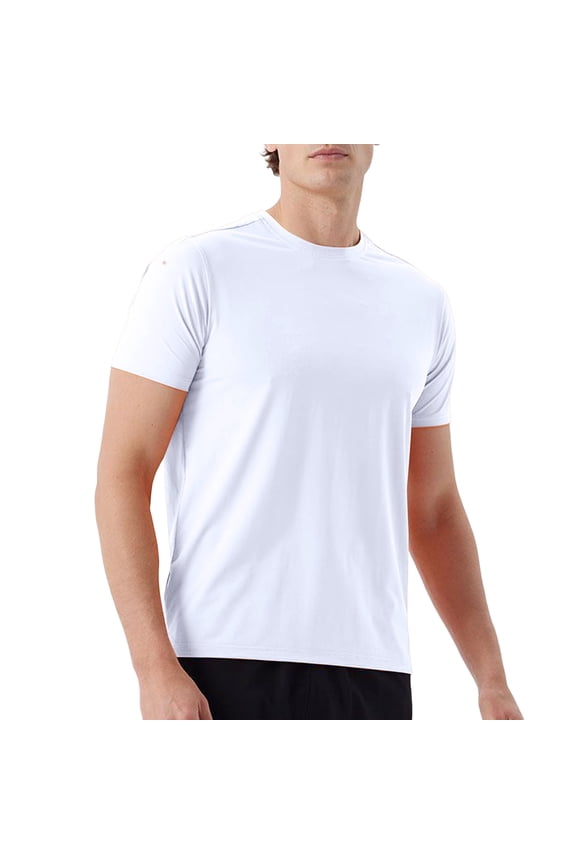 Men's Short Sleeve T Shirt for Outdoor Activities Hiking Running and Fitness Versatile Stretchy Workout Apparel for Men and Women Comfortable Sports Clothing