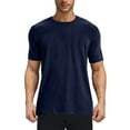 thumbnail image 1 of Men's Short Sleeve T-Shirt Quick Dry Rash Guard Athletic Running Swim Top Tee Performance Water Shirts, 1 of 9