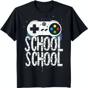 Men s Short Sleeve T-Shirt with White Controller Graphic