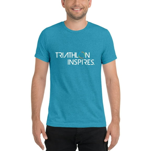 Men's Short Sleeve Triathlon Inspires T-shirt
