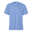 thumbnail image 1 of Men's Short Sleeve Two Button Henley Placket Shirt, 1 of 1