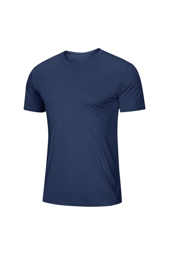 Men's Short Sleeve UPF 50+ T-Shirt Quick Dry Rash Guard Athletic Running Swim Top Tee Performance Water Shirts