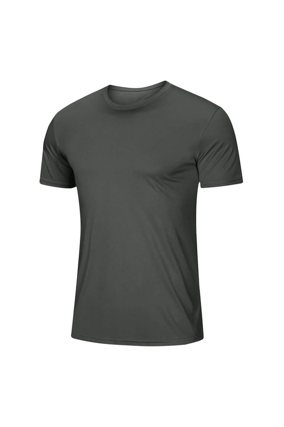 Men's Short Sleeve UPF 50+ T-Shirt Quick Dry Rash Guard Athletic Running Swim Top Tee Performance Water Shirts