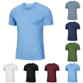 thumbnail image 1 of Men's Short Sleeve UPF 50+ T-Shirt Quick Drying Workout Athletic Running Swim Shirt Rash Guard Performance Tee Tops Black, Size S, 1 of 3