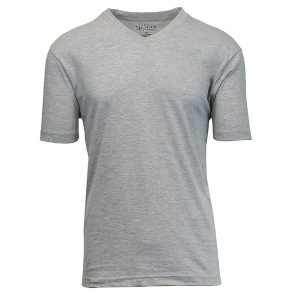 Men's Short Sleeve V-Neck Modern Fit Cotton Blend Classic Tee (S-3XL)