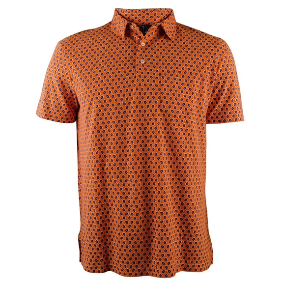 Men's Short-Sleeved Paisley Neats Featherweight Shirt-OF-S