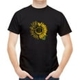 thumbnail image 1 of Men's Short T-Shirt, Astronaut and The Moon Graphic Cotton Tees for Men, Crewneck Tees Black, 1 of 5