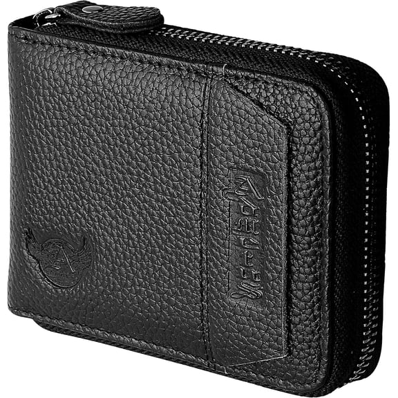 Men's  Short Zip-around Bifold Wallet