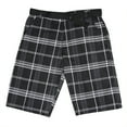 thumbnail image 1 of Men's Shorts 4-Pocket Casual Adjustable Belted Comfort Plaid Print Shorts, Color, 34, 1 of 3