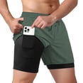 thumbnail image 1 of REDESS Men's Shorts Athletic with Liner,Shorts for Running Workout Basketball Gym,7"Inseam,Black, 1 of 8
