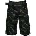 thumbnail image 1 of Men's Shorts Cargo Pocket Casual Lightweight Cotton Active Belted Cargo Shorts, Camo Dark Grey, 44, 1 of 6