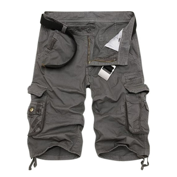 Men's Shorts Casual Mens Fashion Sports Cotton Multi Pocket Camouflage Casual Short Pants Quick Dry Lightweight Stretch Golf Shorts