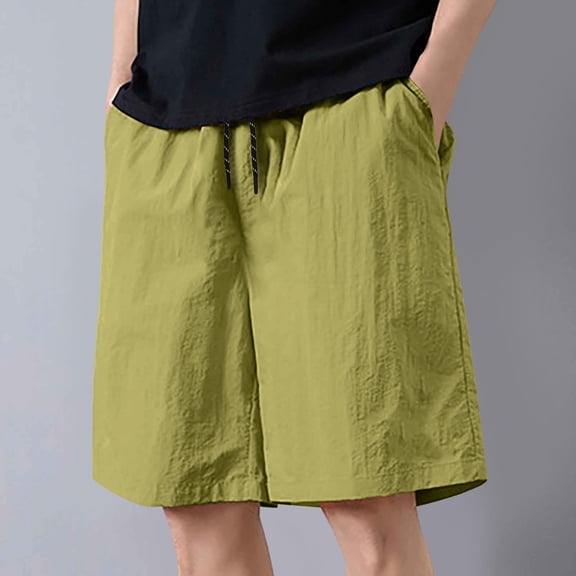 Men's Shorts Clothing Under $10 Free Shipping Summer Fashion Casual Sports Loose Straight Shorts Five Quarter Pants