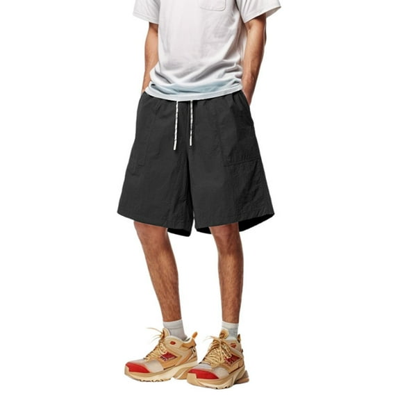 Men's Shorts – Fitted 7 Inch Inseam Hybrid Shorts Men's Casual Shorts Comfortable Breathable Summer Elastic Waistband Lightweight Outdoor Athletic Everyday Wear