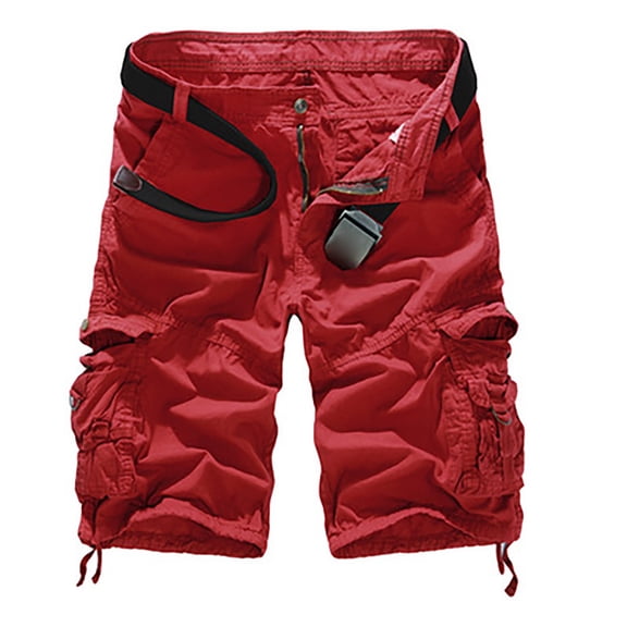 Men's Shorts Men's Hiking Cargo Shorts Outdoor Men's Summer Beach Shorts Men Fashion Sports Shorts for Running Casual Activewear