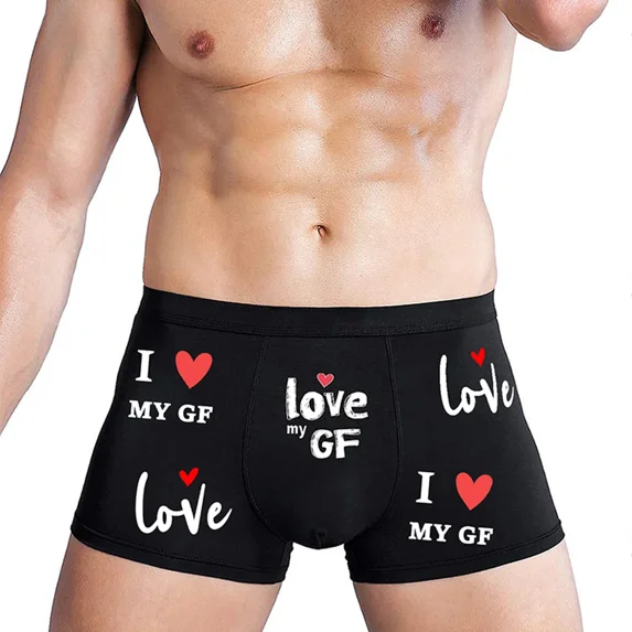 Men's Shorts Printed Breathable Comfortable Soft Daily Wear Underwear