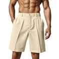 thumbnail image 1 of Men’s Shorts – Quick Dry Tech Fit for Travel Men's Summer Thin Casual Five Point Solid Color Shorts, 1 of 4