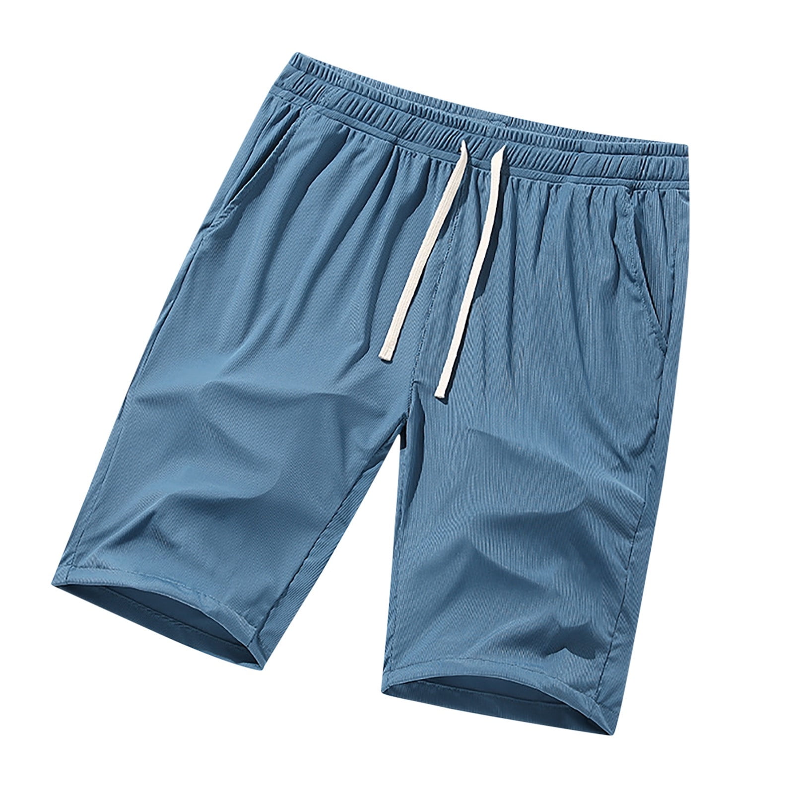 Men's Shorts Shorts Pure Color Matching Five Point Sports Shorts Pants ...