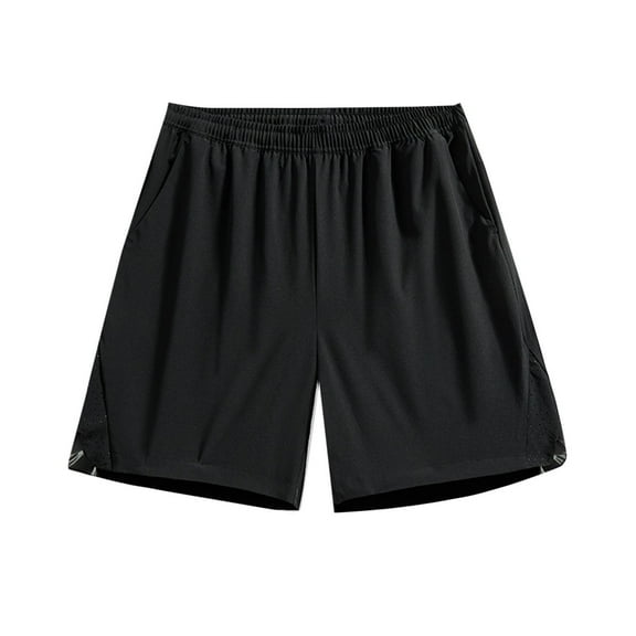 Men’s Shorts Sleeping Stretch Boxer Shorts Ultra-Soft Ice Silk Casual Pajama Sleep Bottoms Pants