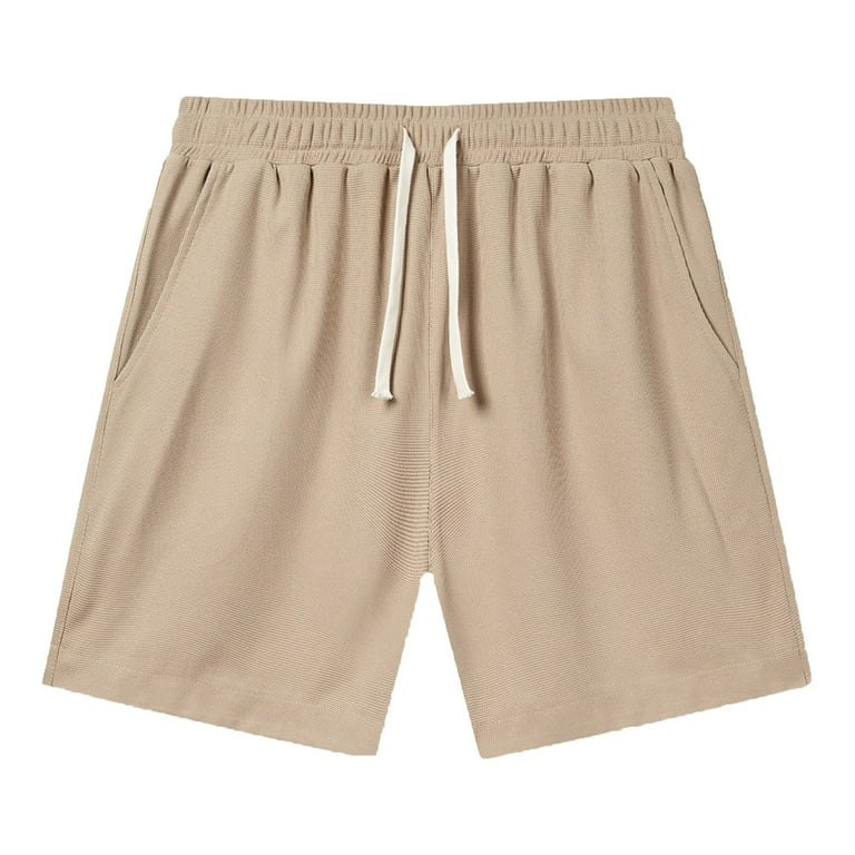 Khaki workout shorts deals