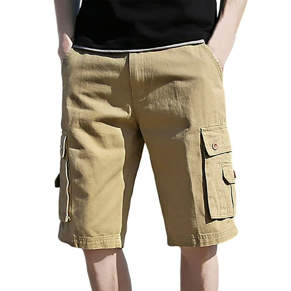 Men’s Shorts – Travel Tech Quick Dry Lounge Shorts Men's Casual Style Cargo Shorts Summer Comfortable Outdoor Streetwear Solid Color Loose Fit Shorts